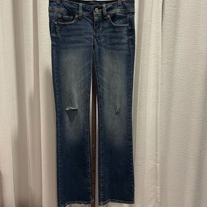 American Eagle Slim Boot Distressed Ripped Jeans Size 2